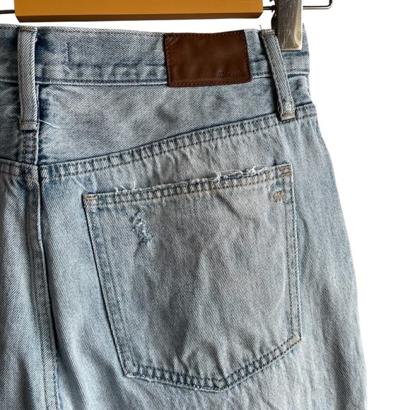 Madewell The Perfect Vintage Jean Size 29 Light wash Distressed Knee Hol… - Picture 10 of 15
